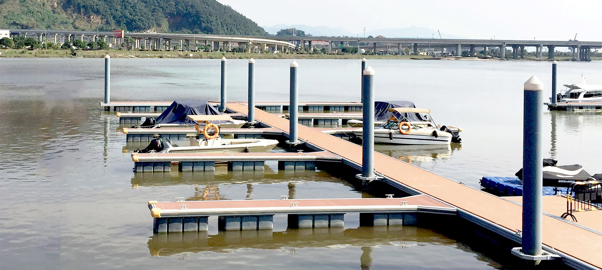 福州罗源湾滨海新城游艇会浮码头